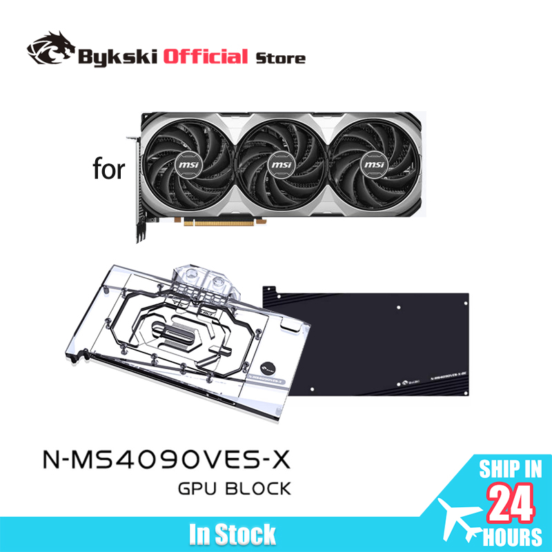 Rtx 4090 Water Block - Bloque de GPU Bykski N-MS4090VES-X para