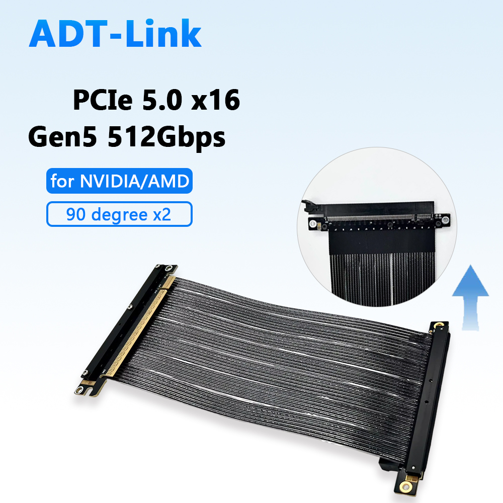 Pcie 5.0 Gpu Riser Cable - Tarjeta gráfica PCIE 5,0 X16 GEN5,