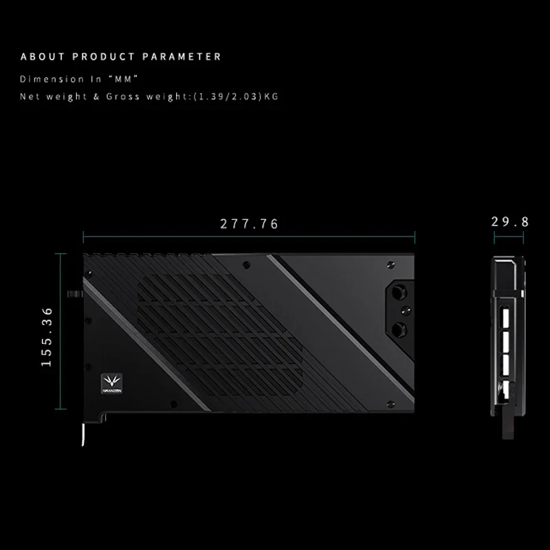 Granzon GPU bloque de agua par - Rtx 4090 Water Block reseña y precio