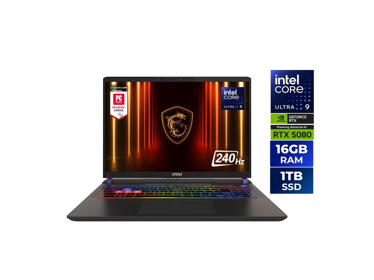 MSI Vector - Portátil con Pant - Rtx 5080 16Gb reseña y precio